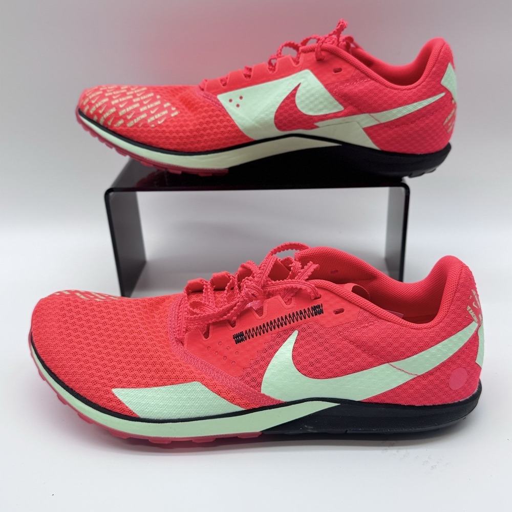 Size 9US- Nike Zoom Rival 6 XC Bright Crimson Vapor Green, Track &‎ Field Racing